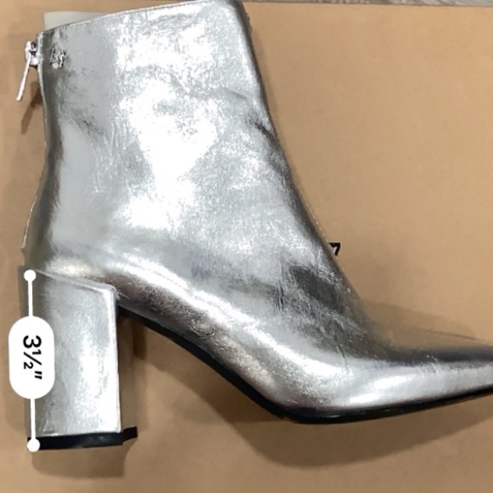 ZADIG AND VOLTAIRE GLIMMER SILVER BOOT - Picture 5 of 7